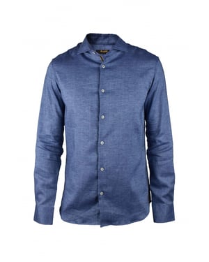 Moorer Overhemd Blauw