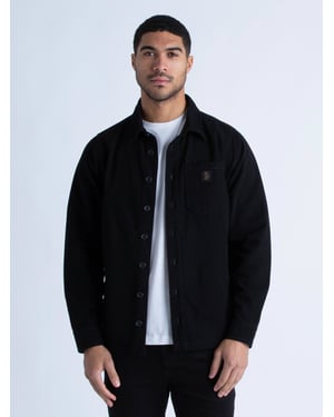 Luke 1977 Men's Bala Lake Overshirt in Black