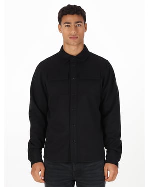 Luke 1977 Men's Ettrick Overshirt in Black