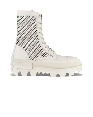 Moncler Carinne enkellaarzen naakt