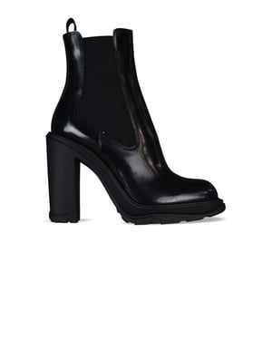 Alexander McQueen Tread Chelsea-laarzen zwart