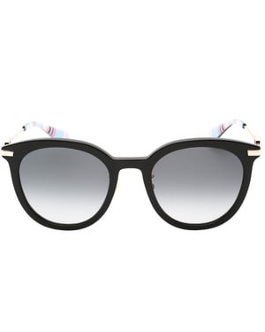 Kate Spade Keesey/G/S donkergrijze SF-lens zwarte zonnebril