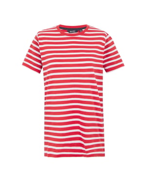 Regatta Dames/Dames Bayletta Gestreept T-shirt (Hoog risico Rood/Wit)