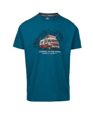Trespass Heren Tokso T-Shirt (Bondi Blauw)