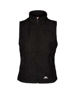 Trespass Womens/Ladies Mereb TP50 Softshell Lightweight Gilet (Black Marl)