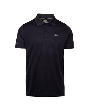 Trespass Heren Mckay Active Poloshirt (Donker Vuursteen Marl)