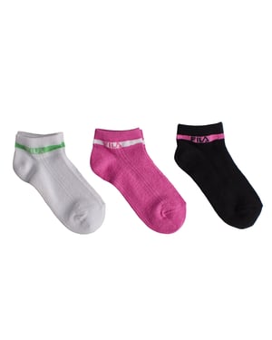3er-Pack F1427 Unsichtbare Baumwollsocken für Mädchen