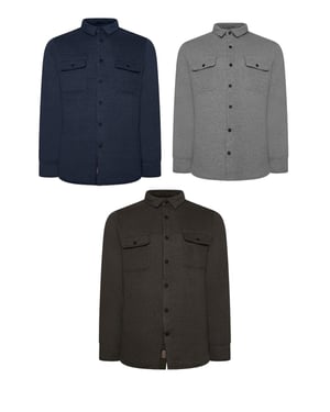 Virgil Quilted Overshirt 3 Pack