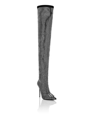Stövlar Höga Klackar Overknees Gothic Plein