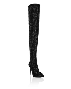 Stövlar Höga Klackar Overknees Gothic Plein