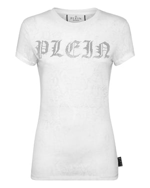 T-Shirt Ronde Hals Gothic Plein