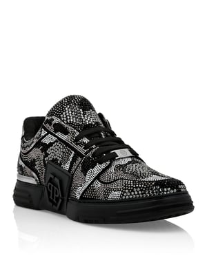Crystal Royal Street Suede Lo-Top Sneakers Camouflage