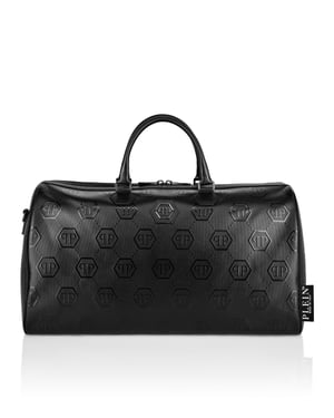 Nappa Handle Bag Weekend Embossed Monogram
