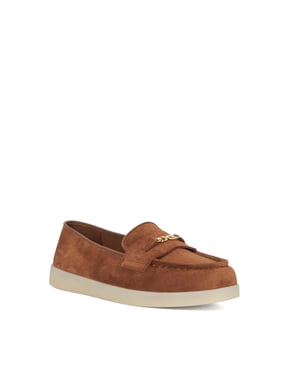 Dune Ladies Graciela - Suede Snaffle Trim Casual Loafers
