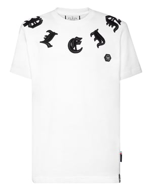T-Shirt Ronde Hals Gothic Plein