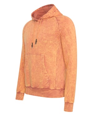 Gewassen hoodie met een used look