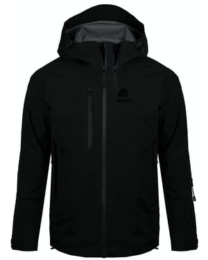 Heren 3-Laags Hardshell Wandeljack Zwart