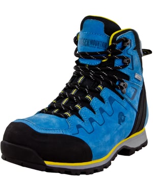 Dames Wandelschoenen Leer Blauw