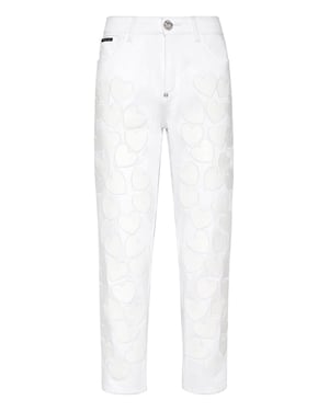 Jeans Mom Fit Hjärta