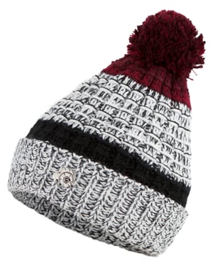 Unisex Wintermuts met Pompon en lichte Fleecevoering