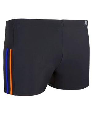 Badshorts för Män med åtsittande Randiga Boxershorts