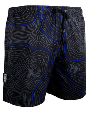 Zwembroek voor Heren, Strepen, Casual Boardshorts, Lijnenpatroon