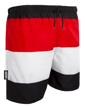 Zwemshort voor heren met patroonstrepen