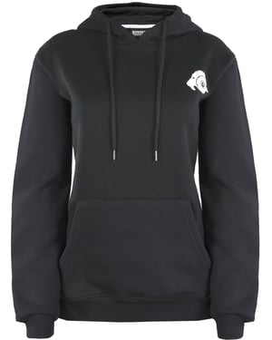 Dames Hoodie Fleece Hoodie Lange Mouw Zwart