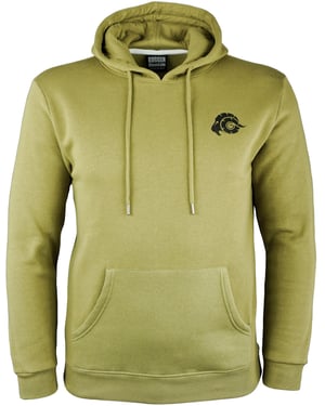 Heren Wandelhoodie Fleece Hoodie Outdoor Olijfgroen