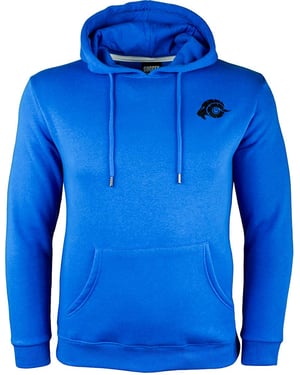 Heren wandelhoodie fleece hoodie outdoor blauw
