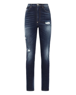 Superhög midja jeggings