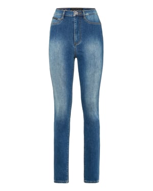 Jeggings med hög midja