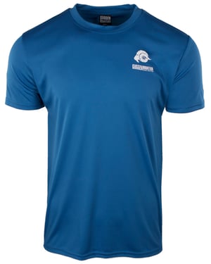 Heren Fitness Functioneel T-shirt Sport Outdoor Blauw