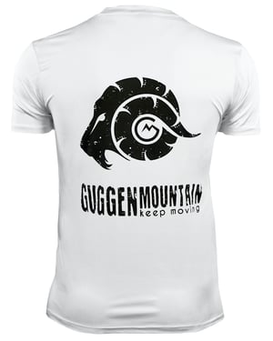 Heren Fitness Functioneel T-shirt met Logo Sport Outdoor Wit
