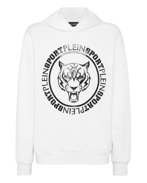 Sweatshirt Met Capuchon Carbon Tiger