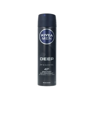 Heren Diep Zwarte Koolstof Deospray 150 ml