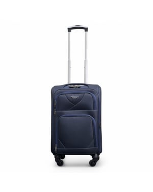 Expandable Soft Shell Cabin Suitcase 50.5 x 37 x 26 cm Luggage Suitable for Easyjet, Ryanair