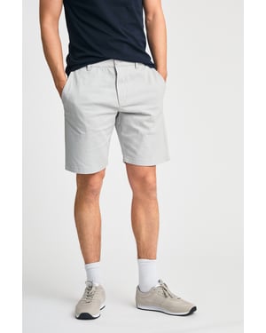 Light Grey Cotton Chino Shorts