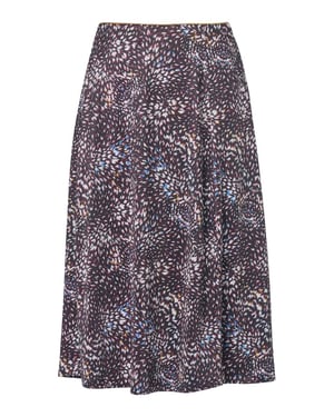 Lou Print Rok Bruin / Blauw