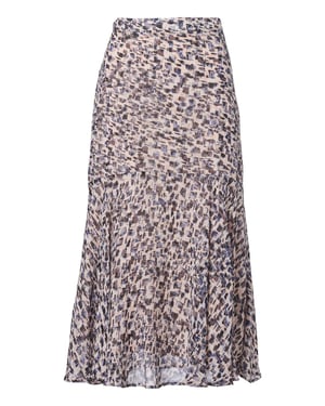 Cassie Print Rok Pink/kobalt