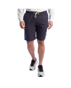 Men's Linen Bermuda Shorts with Drawstring HS24MBE09