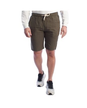 Herrlinne Bermuda-shorts med snörning HS24MBE09
