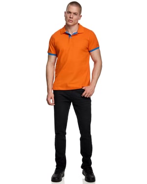 Contrast Polo Piqué Shirt Normale Pasvorm
