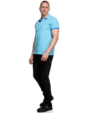 Contrast Polo Piqué Shirt Normale Pasvorm