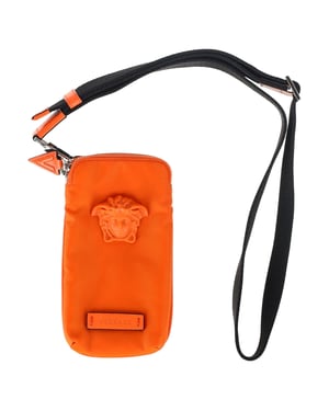 Versace La Medusa Mini Bag in Orange Nylon