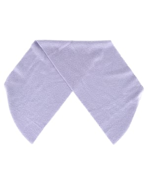 Acne Studios Fransig Scarf i Pastell Lila Ull