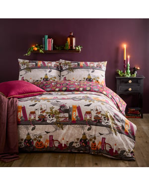 Furn Witchy Tales Printed Reversible Duvet Set
