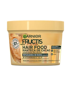 Fructis Hårmat Kakosmörmask Nourishade Lockar 390 ml