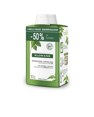 A La Ortiga Bio Schampo Seborreglerande För Fet Hår 2 X 400 ml