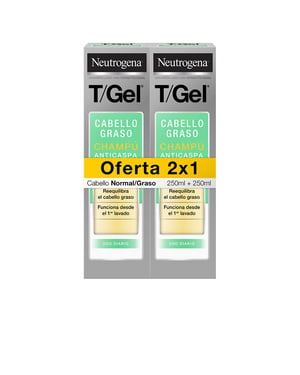 T/gel Normal-fet Anti-skorv Schampo Pack 2 X 250 ml